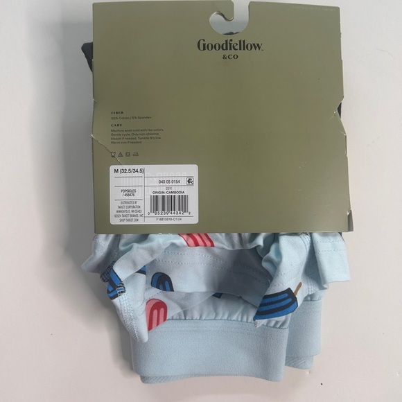 Goodfellow & Co Blue Boxer Briefs Comfortable Fit, 2 pack, Sz. Medium - Picture 4 of 5